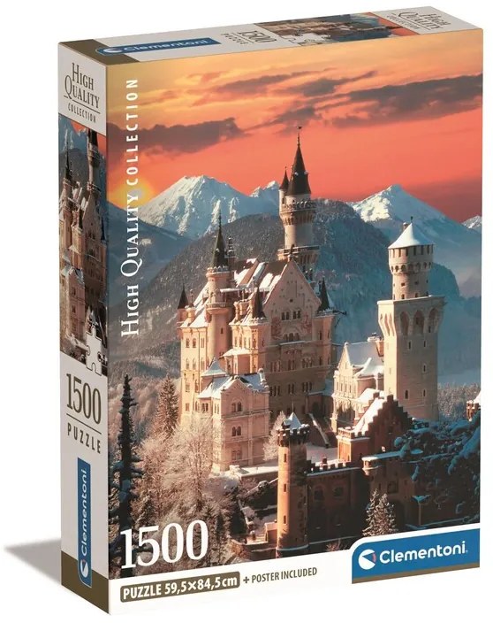 Puzzel Compact Box - Neuschwanstein Castle