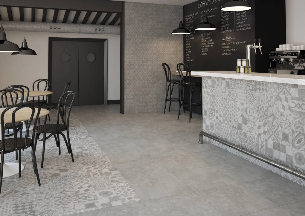 Vloer-/wandtegel Argenta Tanum 60x60cm sombra mat gerectificeerd