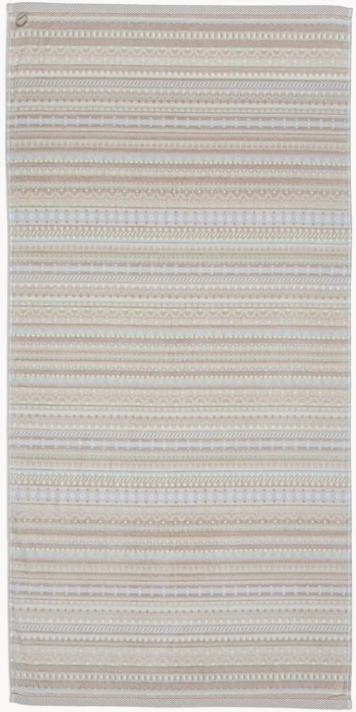 Douchetowel Geometric Print van fluweel en terrykatoen