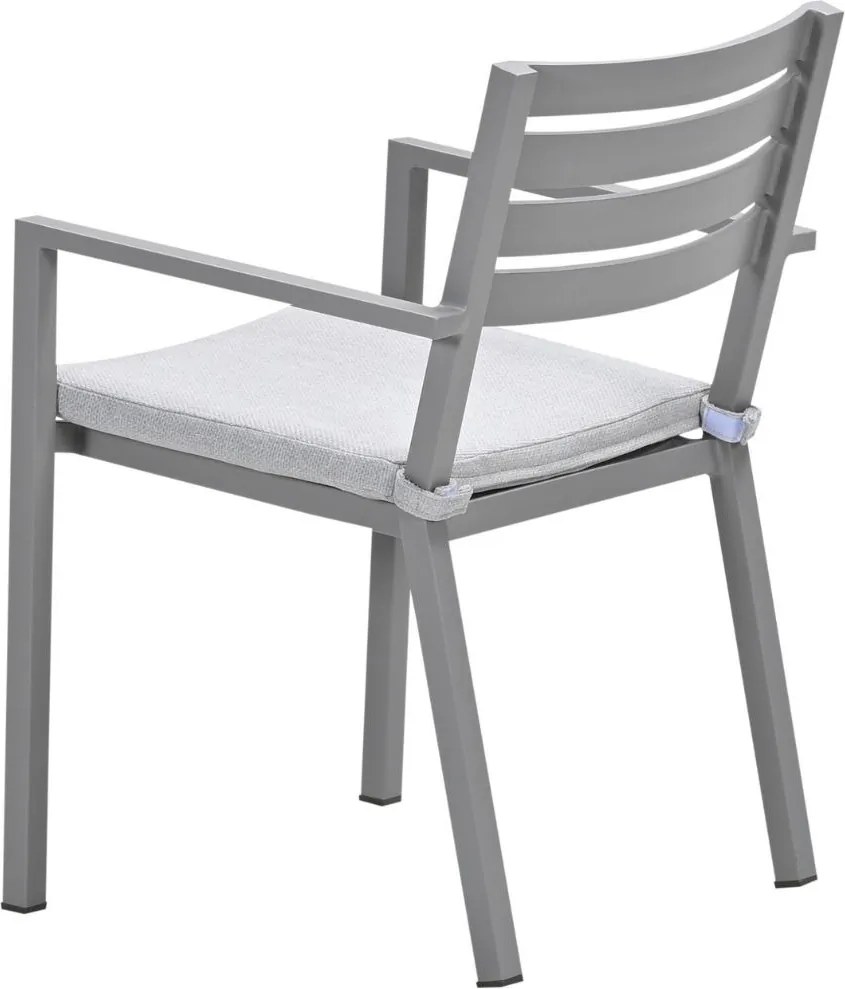 Garden Impressions Amarillo tuinset 5-delig taupe - Milou tuintafel 160x90 cm