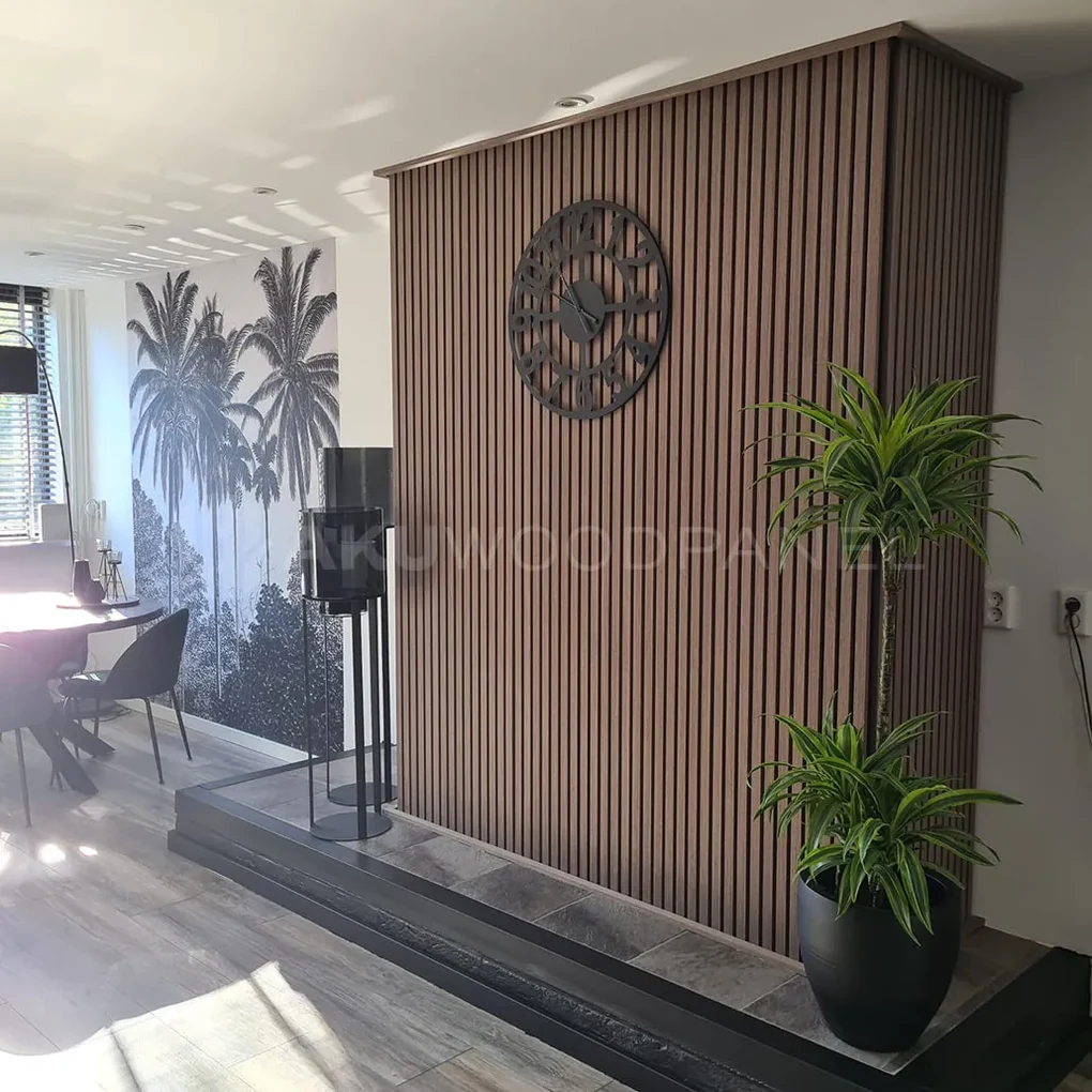 AkuPanel 240 cm Walnoot - Akoestische panelen | BIANO