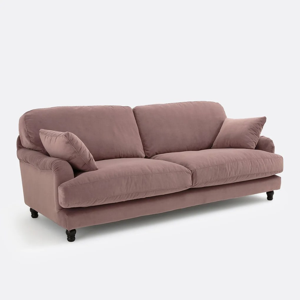3 of 4-zitsbank van mêlée polyester, Noon