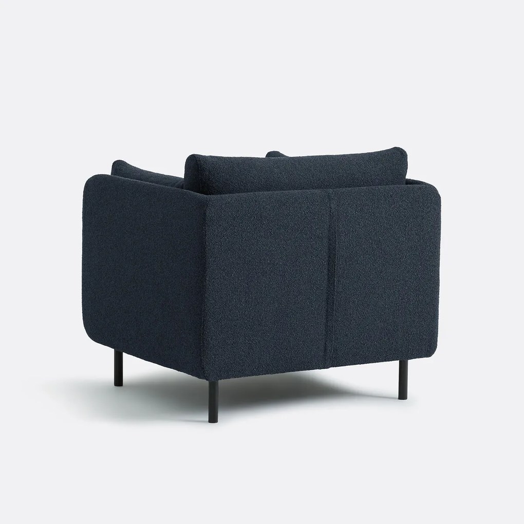 Fauteuil, fijne badstof, Victor
