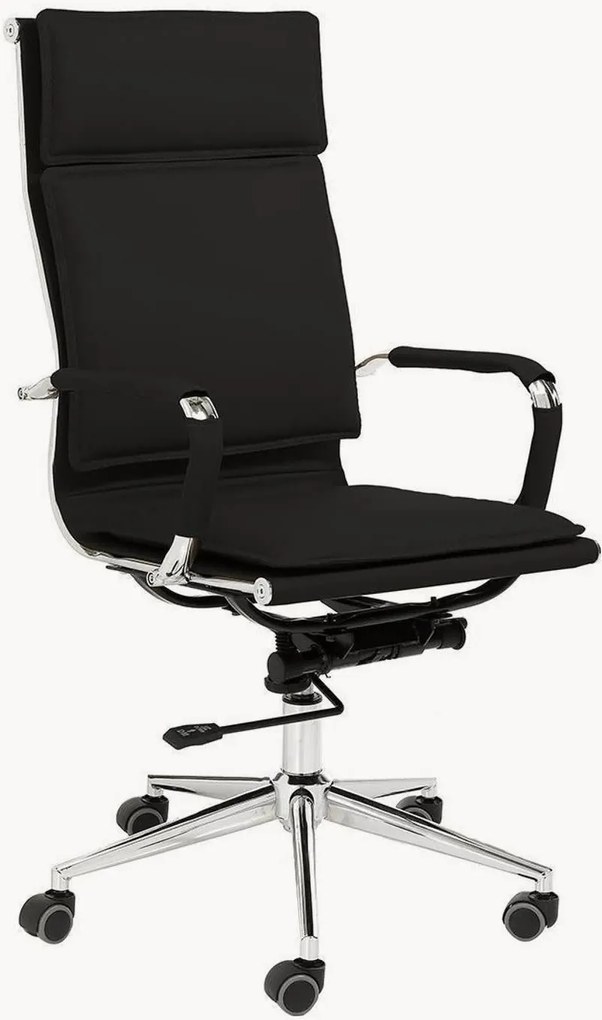 Kunstleren bureaustoel Premier, in hoogte verstelbaar