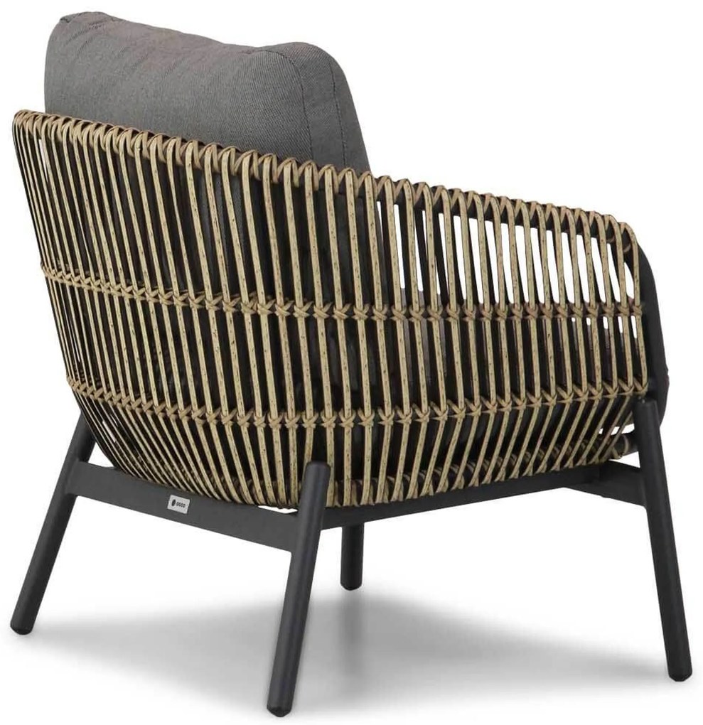 Tuinstoel Wicker Taupe-naturel-bruin Coco Nathan
