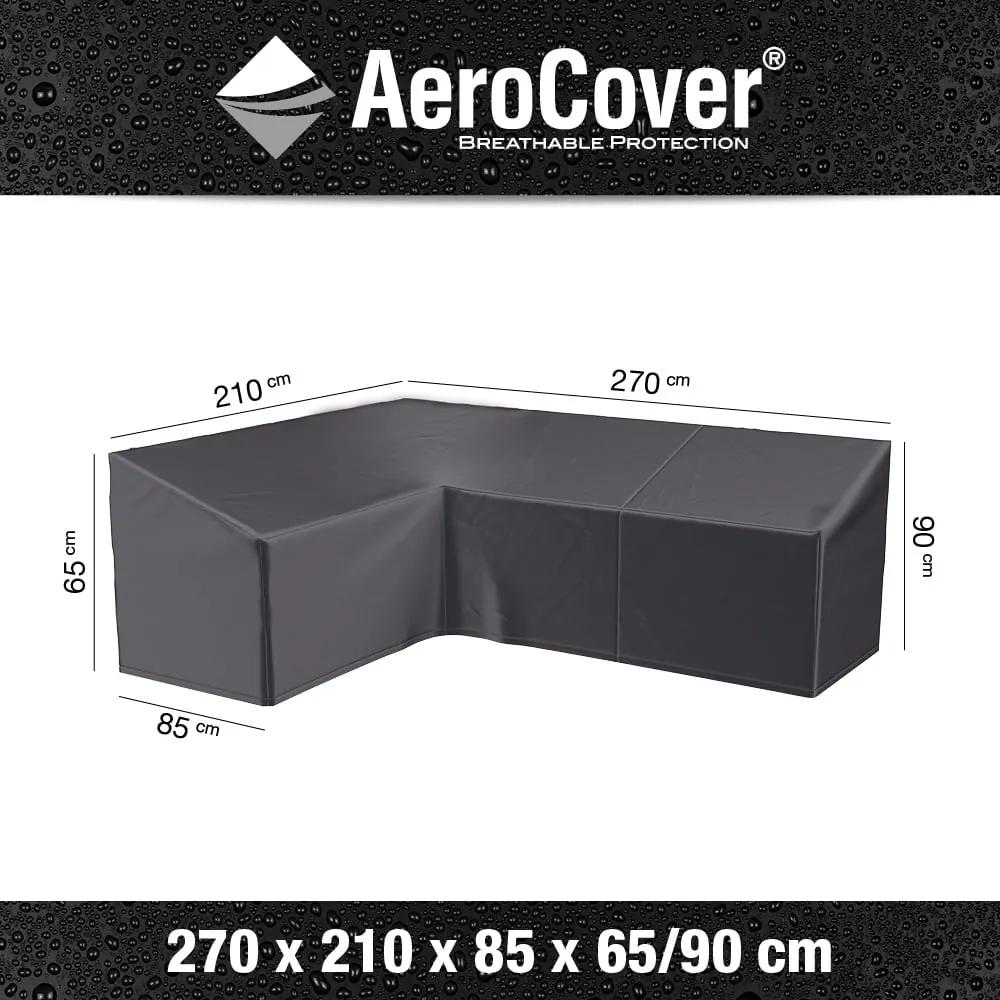 Loungesethoes 270x210x85xH65-90 cm links– AeroCover