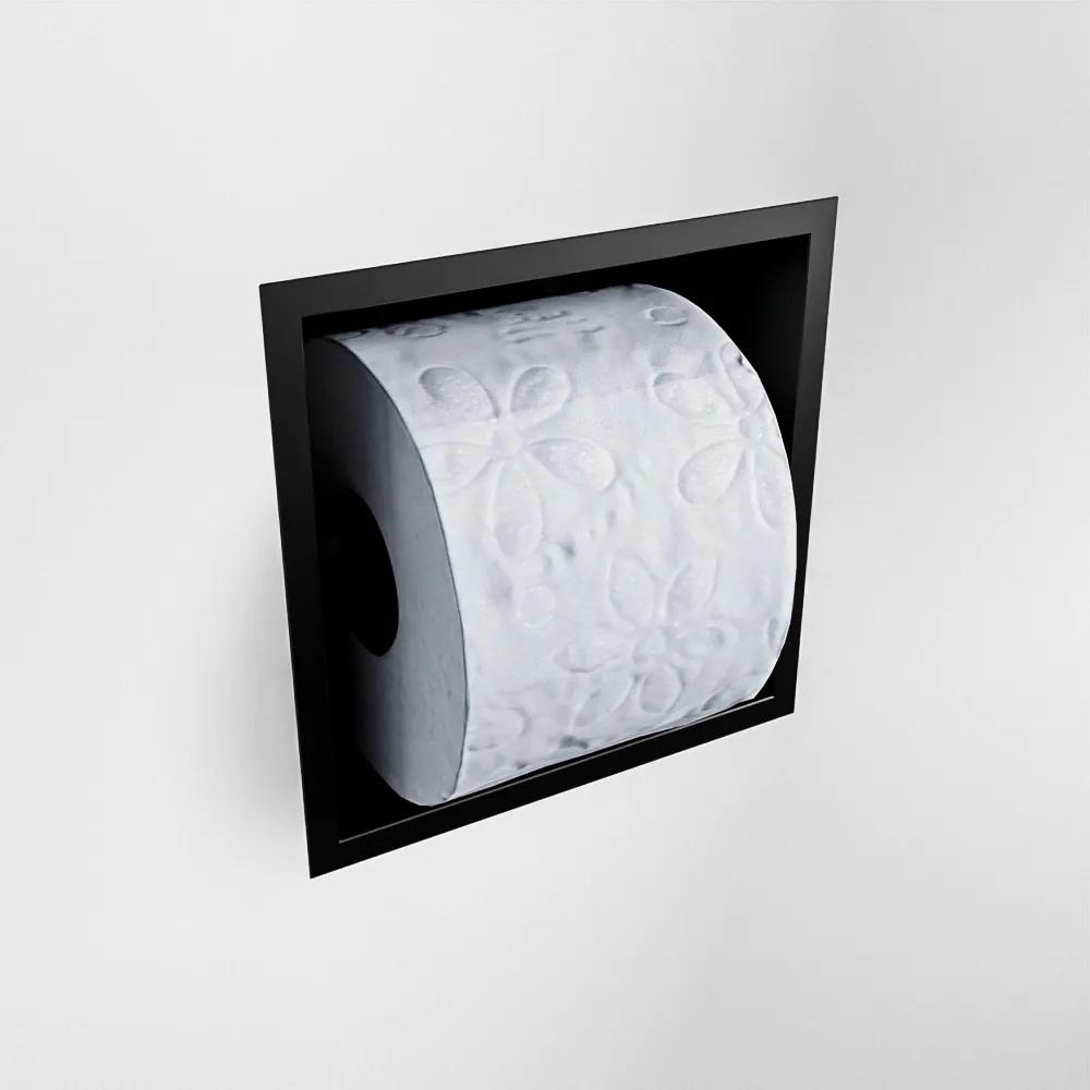 Mondiaz Easy Cube toilet rolhouder 16x8.6cm urban
