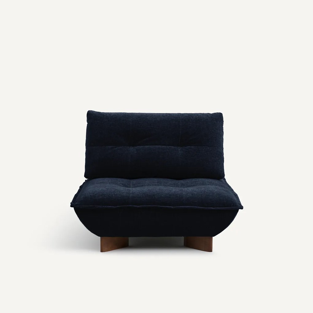 Modulaire zetel in chenille fluweel, Kaori