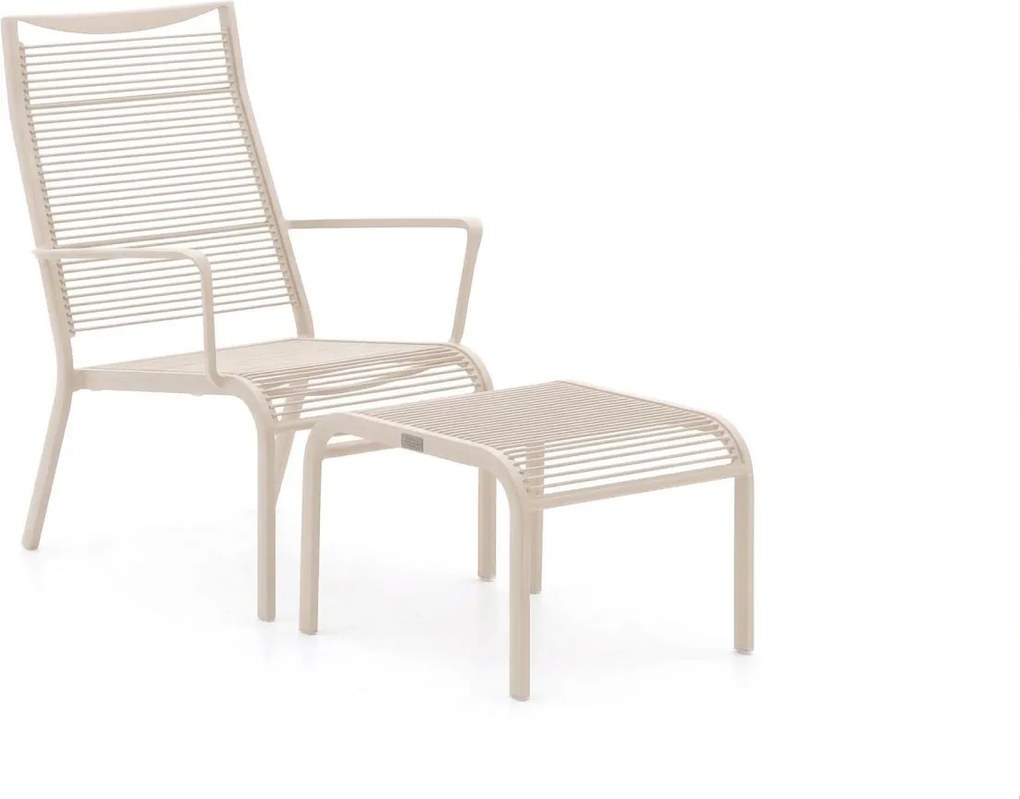 Lounge tuinstoel | Apple Bee Aple Bee Hawaii | Aluminium | Taupe | Kees Smit Tuinmeubelen