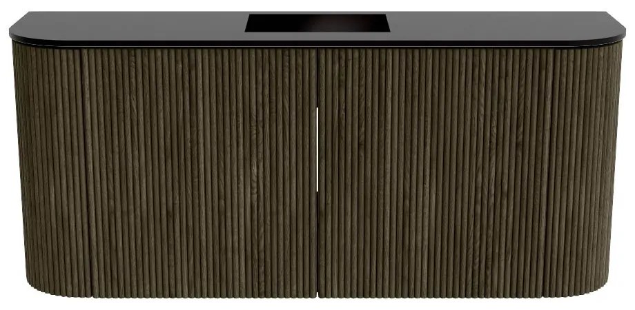 Mondiaz Joya 95cm toiletmeubel ronding links/rechts shadow met wastafel faye midden 1 kraangat urban