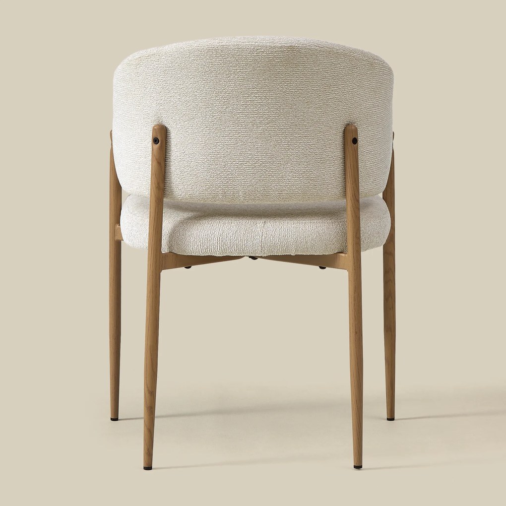 Eiken Eetkamerstoel Met Armleuningen