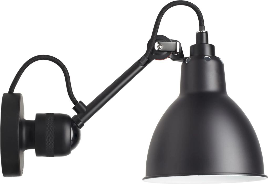 DCW éditions Lampe Gras N304 wandlamp met switch zwart