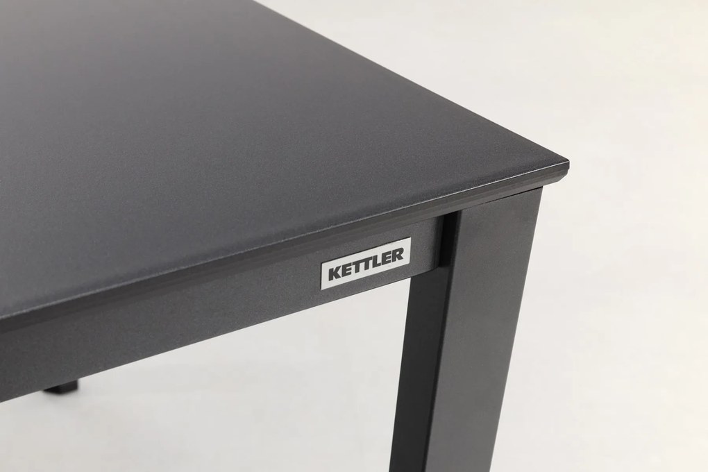 Kettler Cubic aluminium tuintafel 160x95 cm. - Antraciet