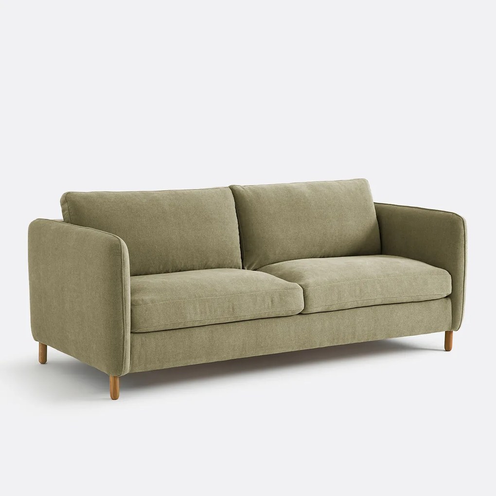 4-zits bedbank Loméo van gevlekt polyester