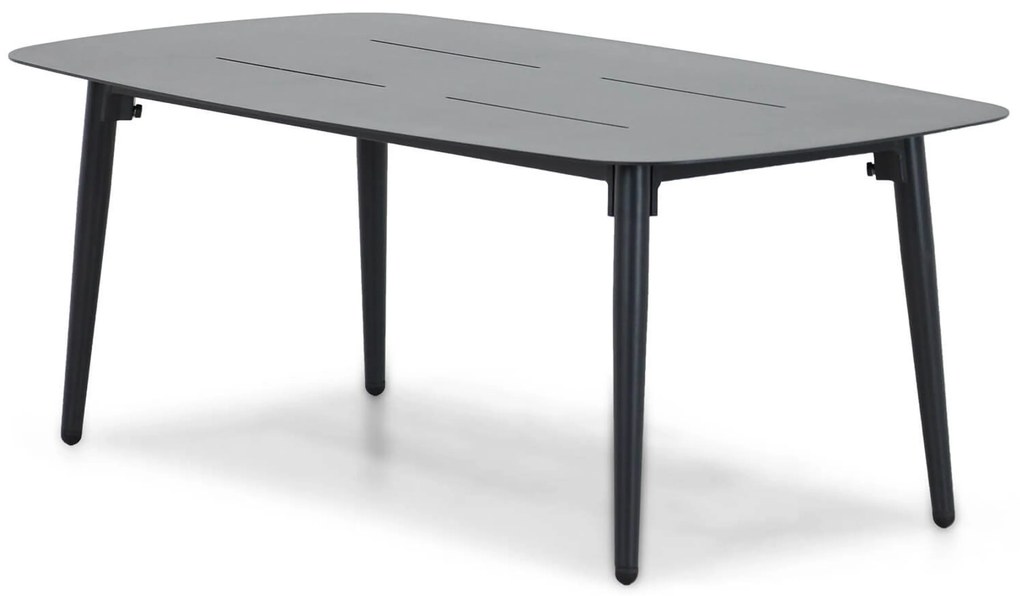 Stoel en Bank Loungeset 4 personen Aluminium/wicker Grijs Lifestyle Garden Furniture Nice