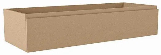 Mondiaz FOGE wastafelonderkast - 120x45x25cm - 1 lade - uitsparing links en rechts - softclose - Oro M44111Oro