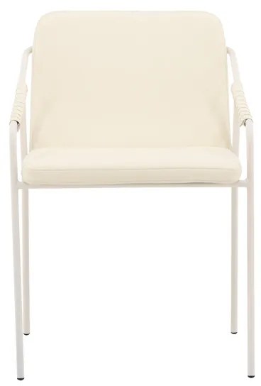 Jörn Eetkamerstoel - Mattias  - Beige - PU-Leer  - Jörn