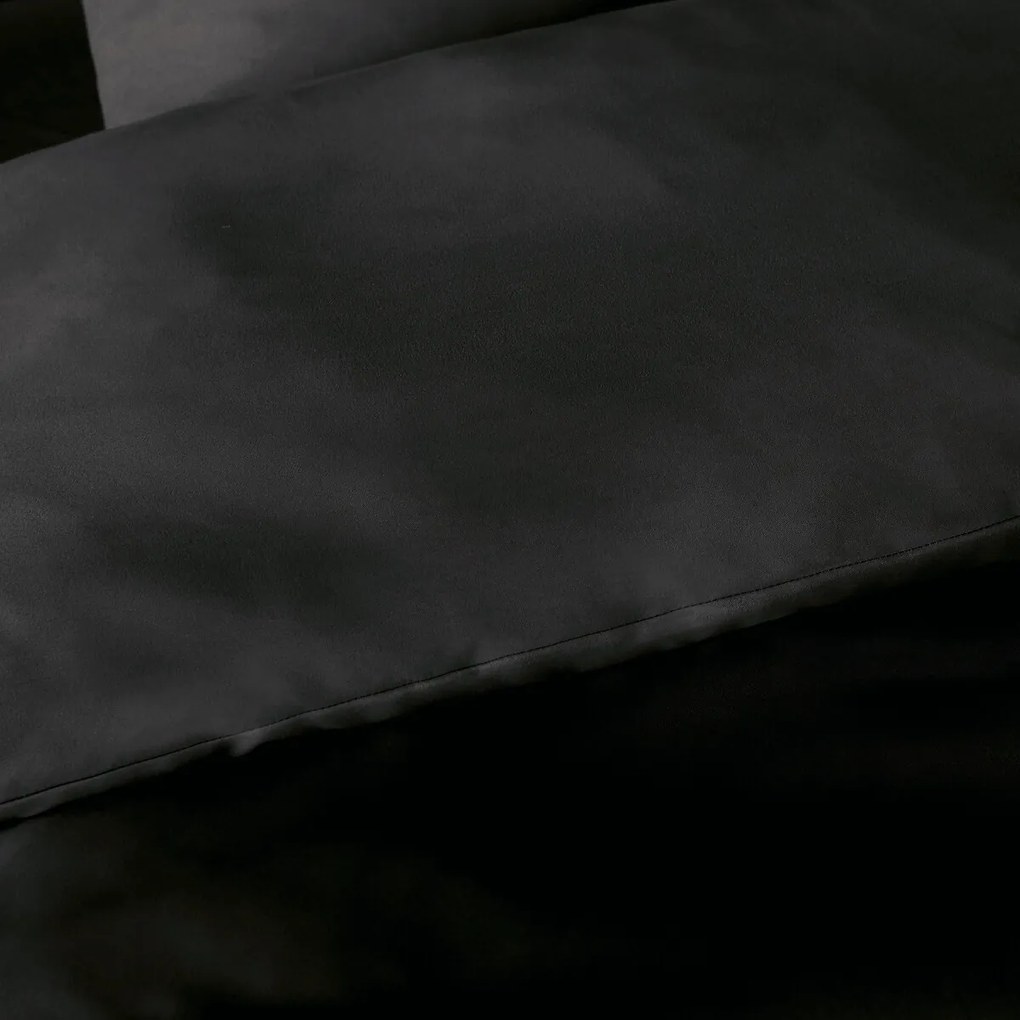 Bedset in recycled microvezel, vierkante kussensloop