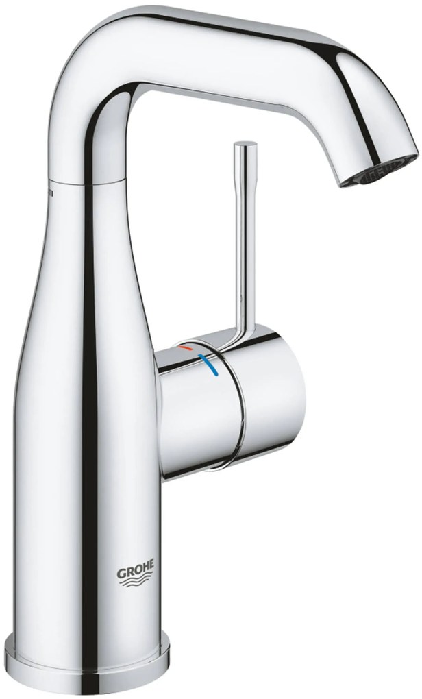 Grohe Essence M-Size Wastafelmengkraan Push-Open Chroom