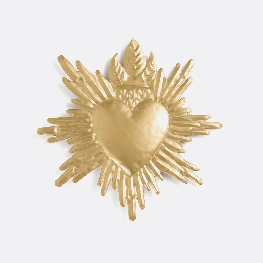 Wanddecoratie ex-voto in messing, Strakaza