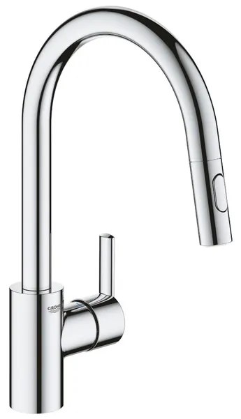 GROHE Feel Keukenkraan - hoog - uittrekbare uitloop - 2 straalsoorten - chroom 31486001