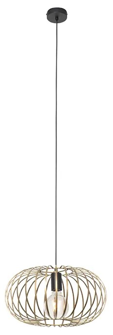 Design hanglamp messing 39cm - Johanna Design E27 rond Binnenverlichting Lamp