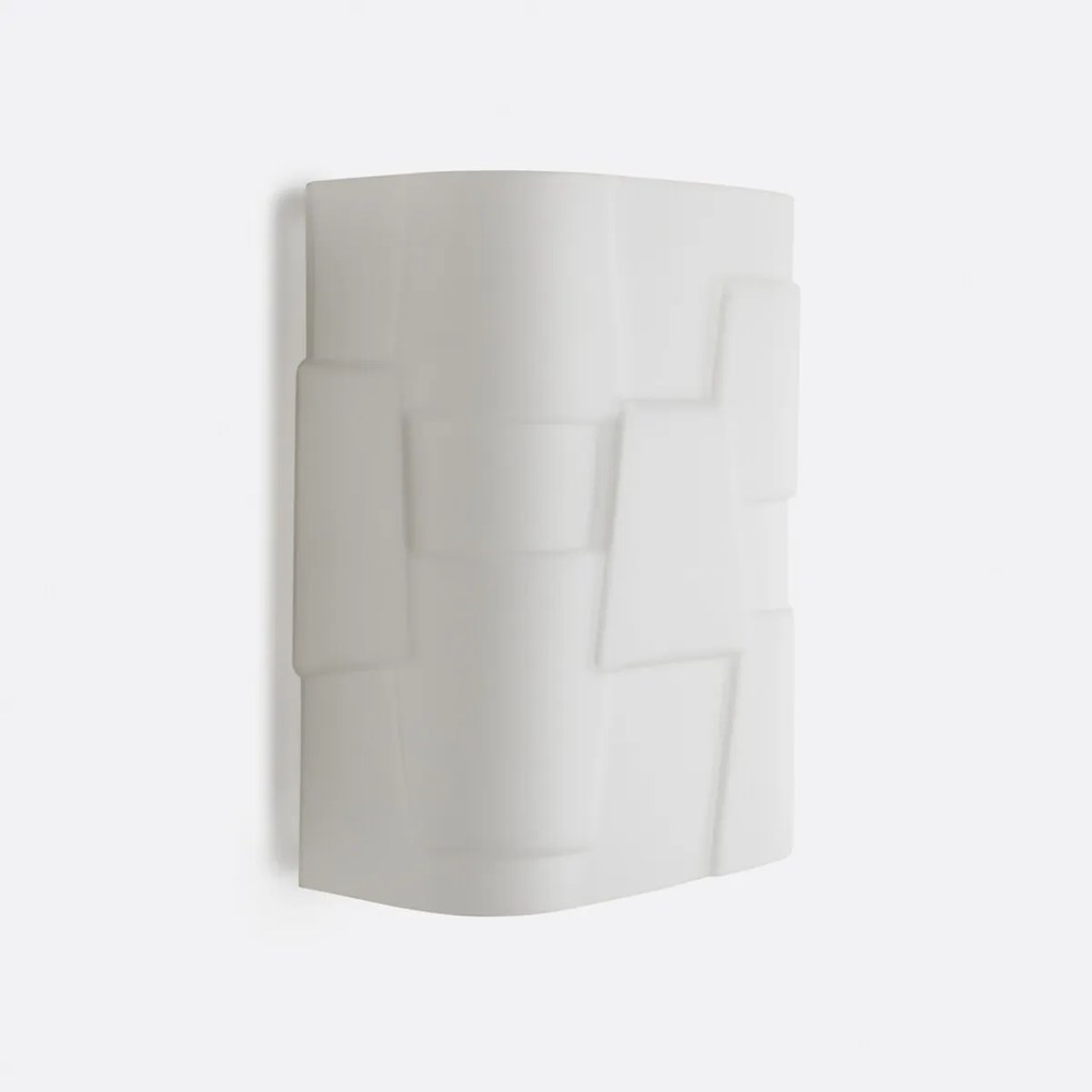 Wandlamp in opaline glas, PARTITIONE