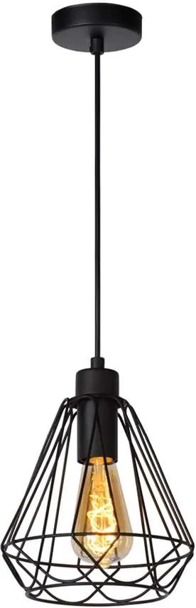 Lucide hanglamp Kyara 20 cm - zwart - Leen Bakker