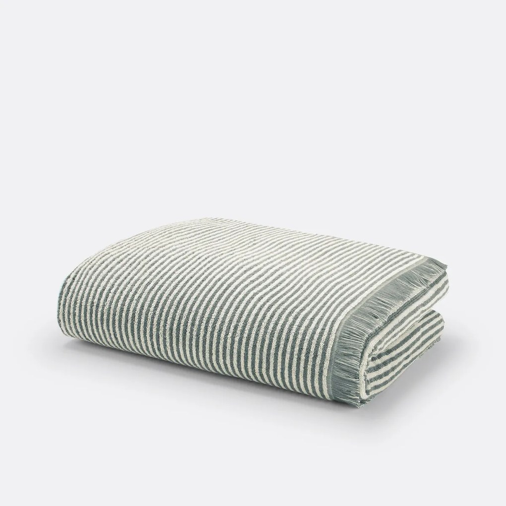 Gestreepte handdoek in badstof Malo 500 g/m2