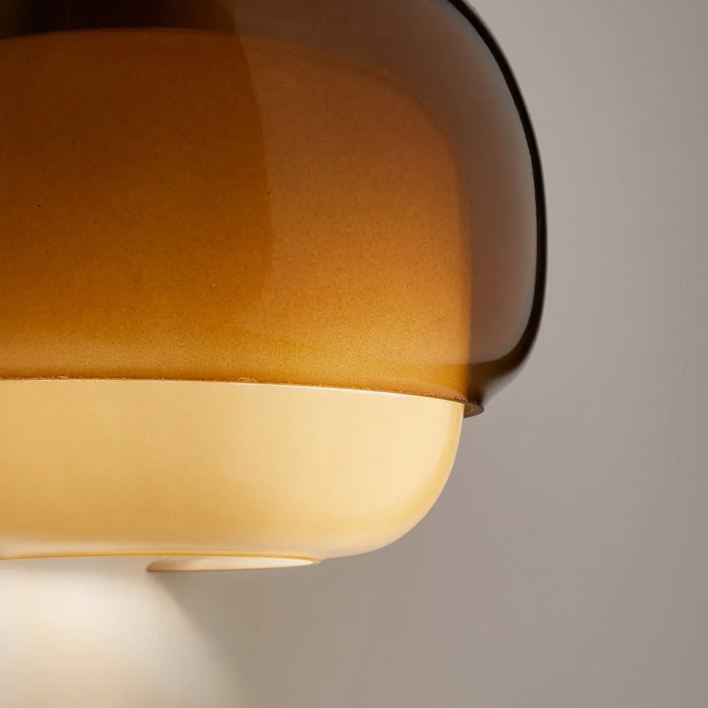 Wandlamp van gekleurd glas, KINOKO
