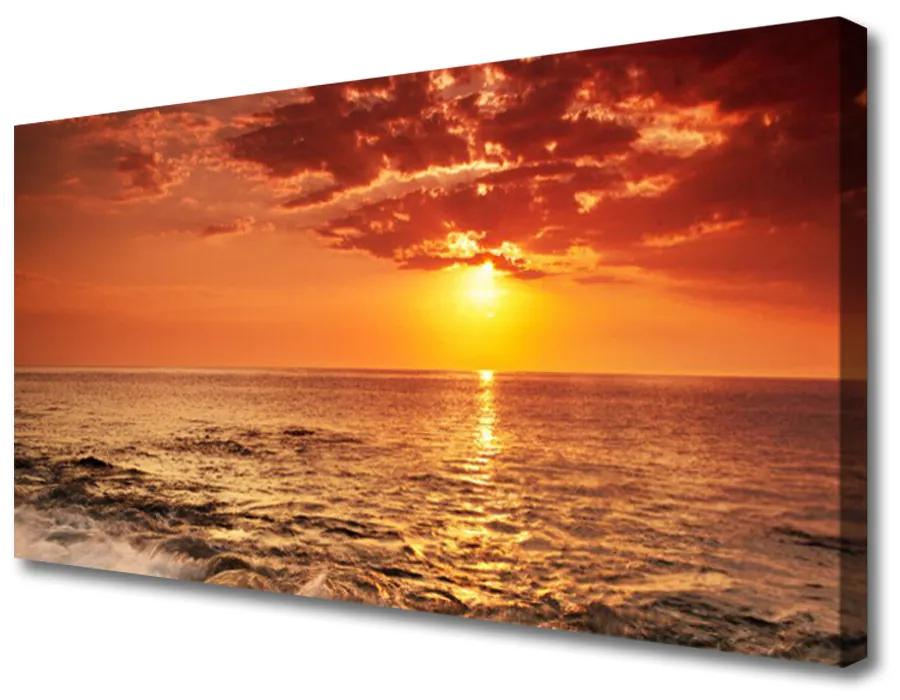 Print op doek Sea sun landschap 100x50 cm