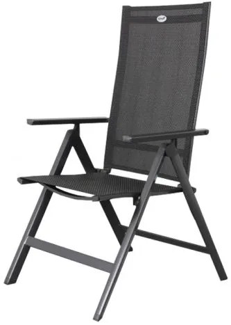 Hartman Napoli/Kings 4-persoons verstelbare tuinset 180x100 cm. - Antraciet