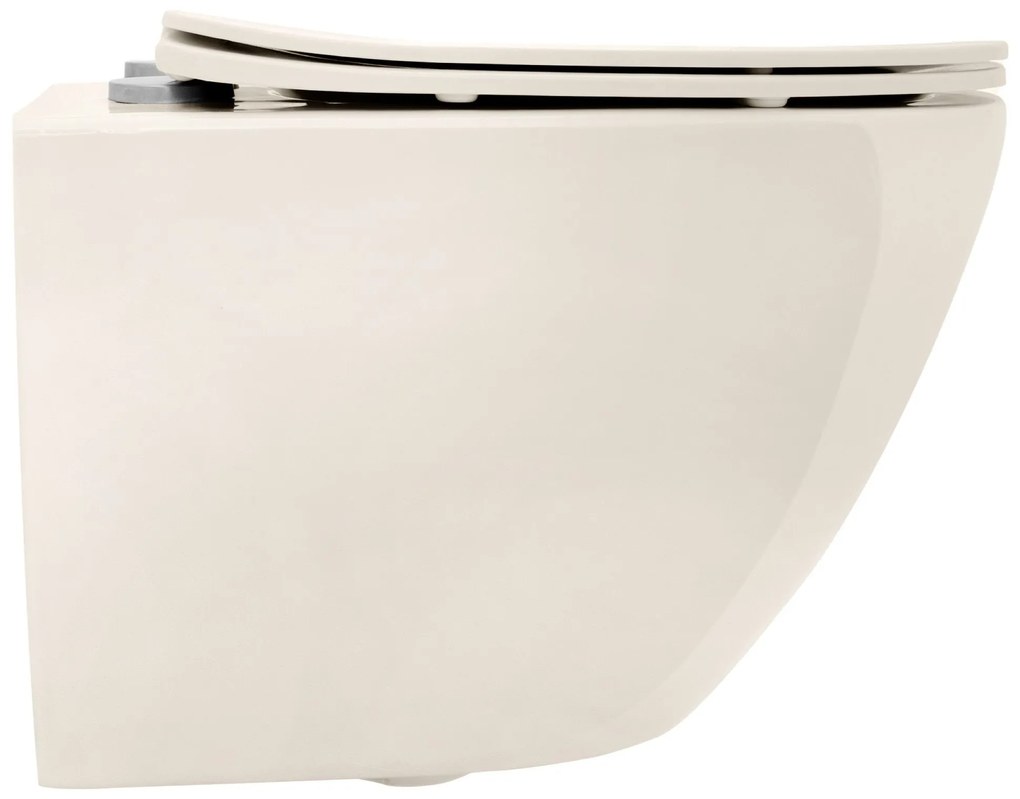 Hangende toilet REA Carlo Mini Rimless Ecru