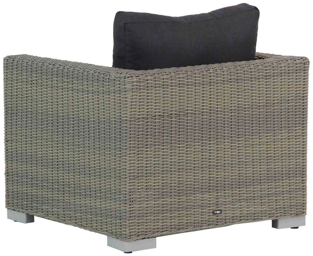 Hoek loungeset 6 personen Wicker Taupe  Garden Collections Cuba