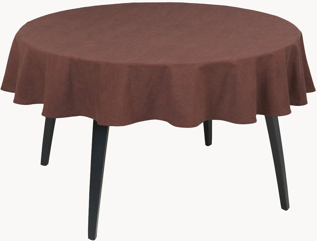Ronde katoenen tafelkleed Basic Dug