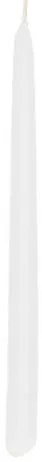 Kaarsjes smal, wit, 17 cm, 10 stuks