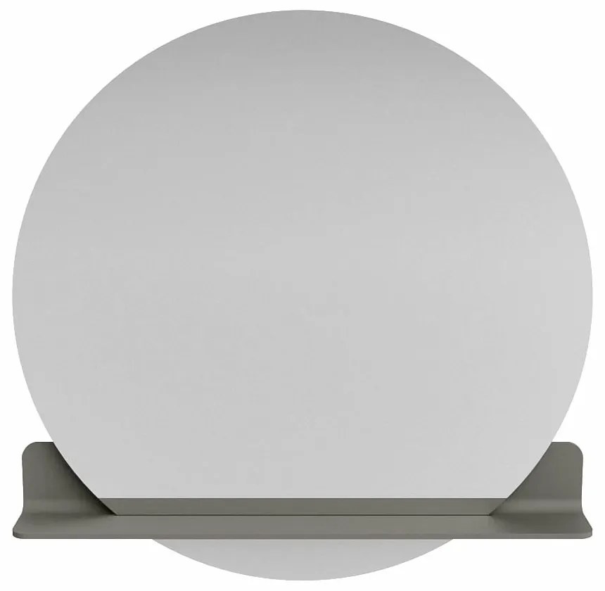 Mondiaz Spot spiegel rond Ø90cm met planchet smoke