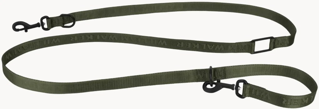 Verstelbare jacquard hondenriem Forest