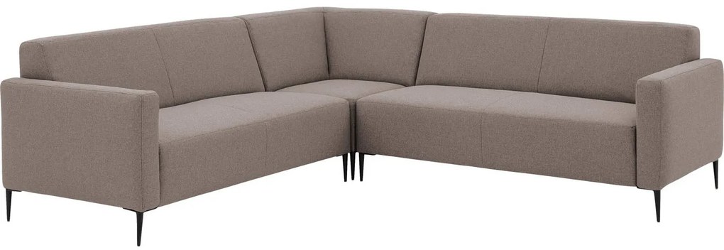 Goossens  Key West grijs, stof, 2,5-zits, modern design