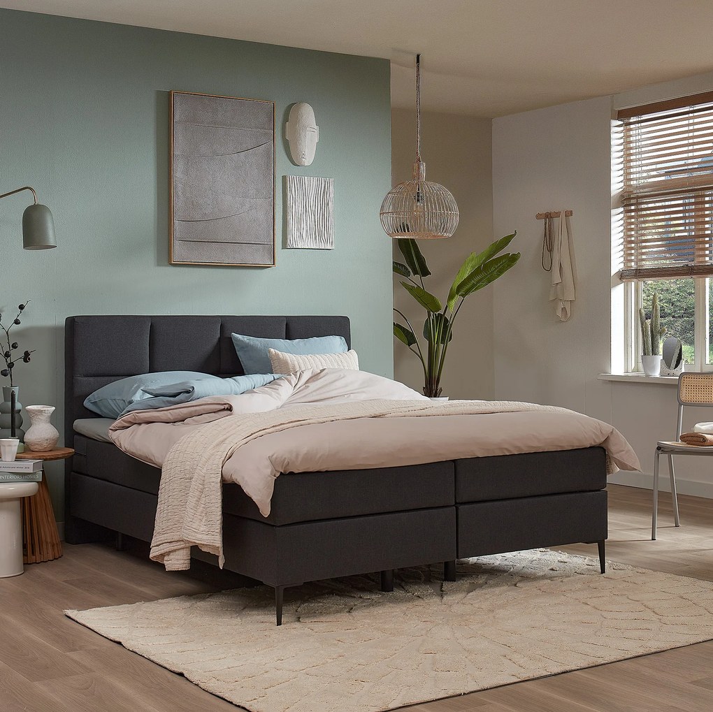 Boxspring 160x200 Antraciet