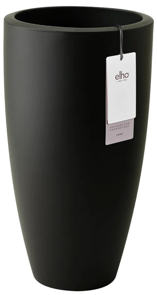 Pot Elho June Round High Zwart
