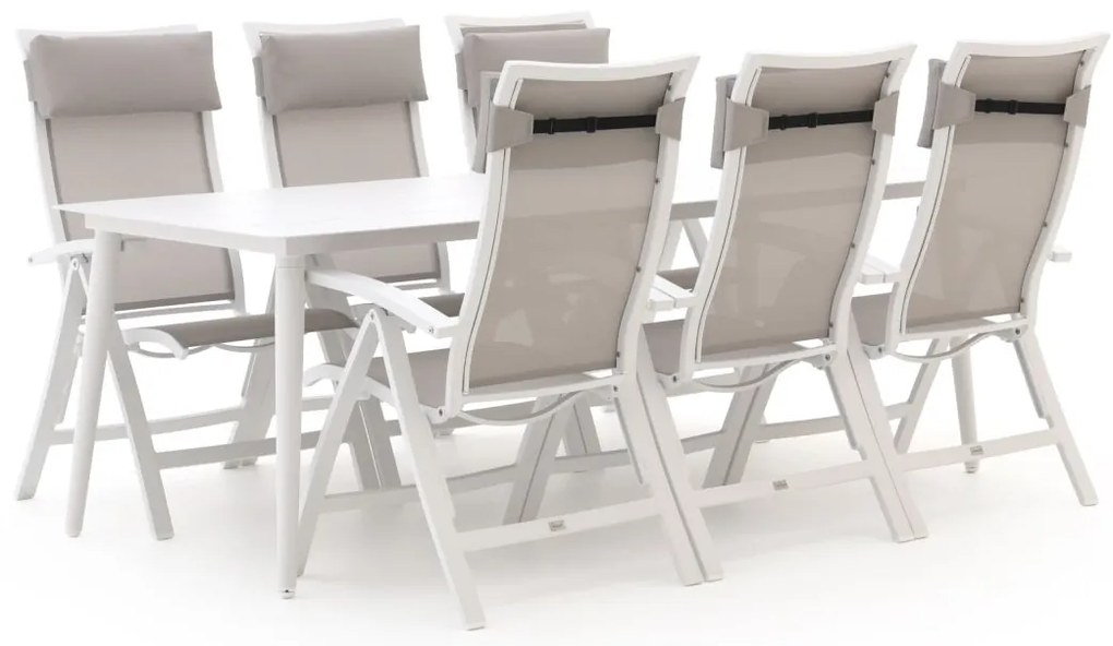 Diningset Bellagio  | 6 personen | Tuinset aluminium | 7-delig | Kees Smit Tuinmeubelen