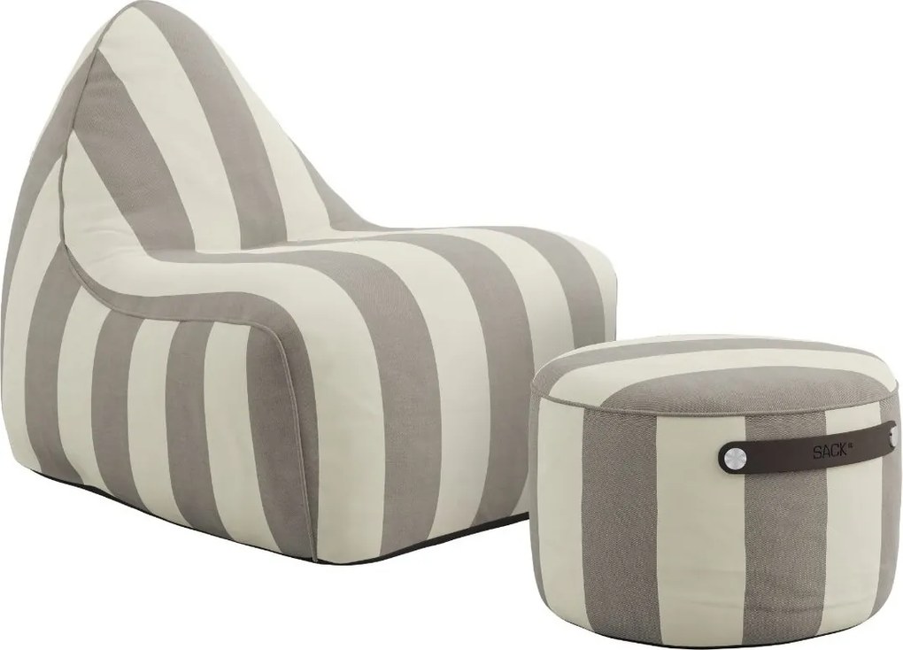 Sackit Stoel & Pouf Outdoor - Renesse Taupe