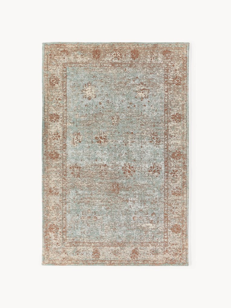 Handgeweven chenille vloerkleed Rimini