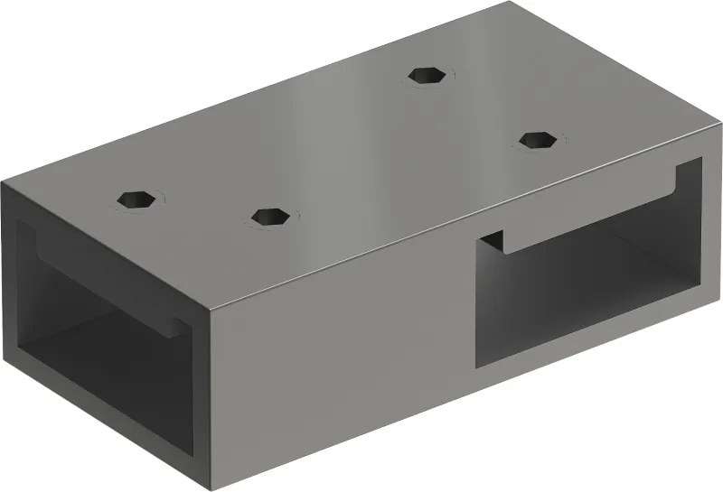 Mexen T-verbinding voor wandsteunen, gun metal - 800-09-95