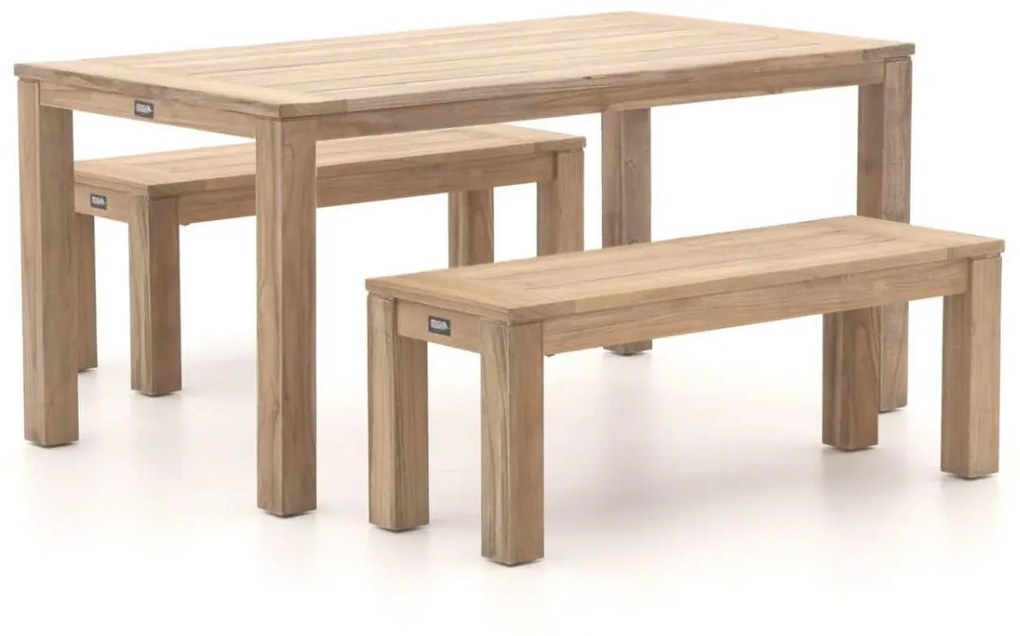 + 15% kassakorting | Picknickset ROUGH  | 4 personen | Tuinset teakhout | 3-delig | Kees Smit Tuinmeubelen