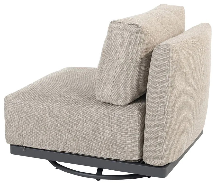 4 Seasons Outdoor Furore loungebank XL met draaifauteuil SALE  Loungeset    houtkleur weerbestendig