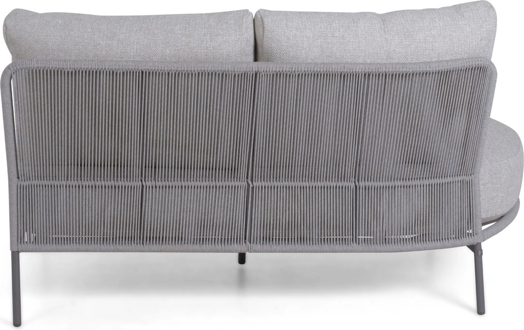 Hoek loungeset 5 personen Aluminium/rope Taupe 4 Seasons Outdoor Florence