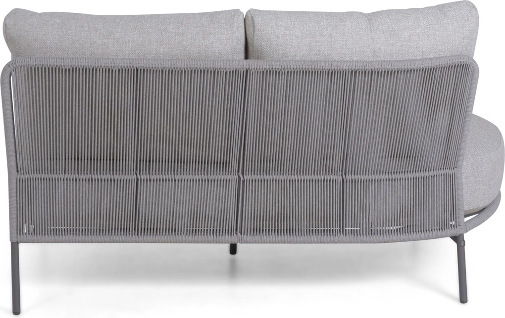 Hoek loungeset 5 personen Rope Grijs  4 Seasons Outdoor Florence/Miyora