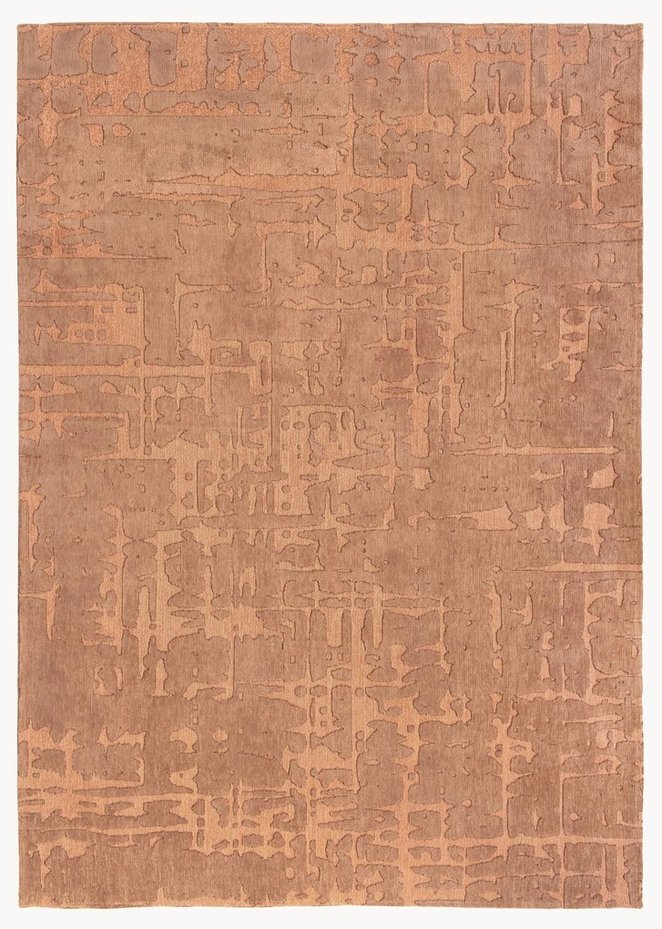 Hoog-laag jacquard vloerkleed Baobab